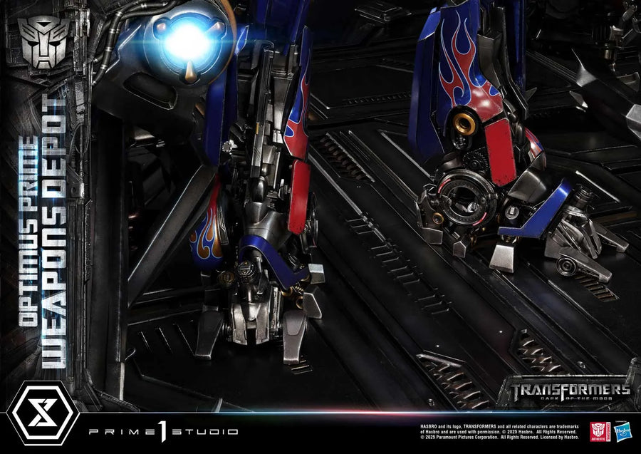 Optimus Prime Weapons Depot (Bonus Version) Transformers: Dark of the Moon (Film) – Prime1Studio – ActionFigure Brasil