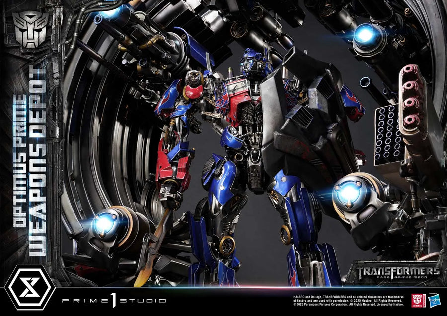 Optimus Prime Weapons Depot (Bonus Version) Transformers: Dark of the Moon (Film) – Prime1Studio – ActionFigure Brasil