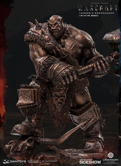 Orgrim (Imitation Bronze) – Damtoys – ActionFigure Brasil — com base expositora