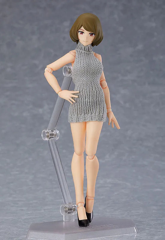 Original Character - Figma #506 - figma Styles - Chiaki - Backless Sweater Outfit (Max Factory)ㅤ – Max Factory – ActionFigureBrasil