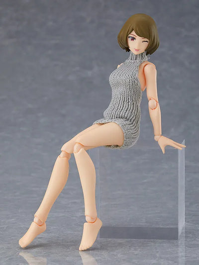Original Character - Figma #506 - figma Styles - Chiaki - Backless Sweater Outfit (Max Factory)ㅤ – Max Factory – ActionFigureBrasil — close