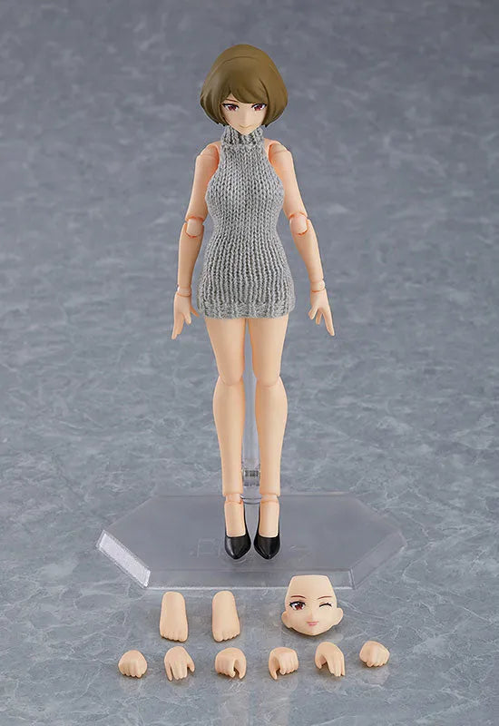 Original Character - Figma #506 - figma Styles - Chiaki - Backless Sweater Outfit (Max Factory)ㅤ – Max Factory – ActionFigureBrasil