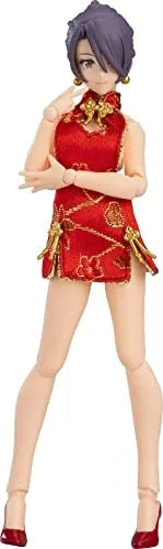 Original Character - Figma #569 - figma Styles - Mika - Mini Skirt Chinese Dress Outfit (Max Factory)ㅤ – Max Factory – ActionFigureBrasil
