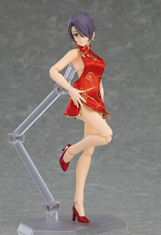 Original Character - Figma #569 - figma Styles - Mika - Mini Skirt Chinese Dress Outfit (Max Factory)ㅤ – Max Factory – ActionFigureBrasil