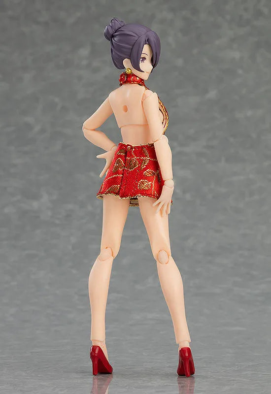 Original Character - Figma #569 - figma Styles - Mika - Mini Skirt Chinese Dress Outfit (Max Factory)ㅤ – Max Factory – ActionFigureBrasil