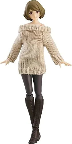 Original Character - Figma #574 - figma Styles - Chiaki - Off-the-Shoulder Sweater Dress (Max Factory)ㅤ – Max Factory – ActionFigureBrasil