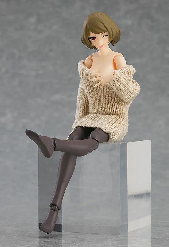 Original Character - Figma #574 - figma Styles - Chiaki - Off-the-Shoulder Sweater Dress (Max Factory)ㅤ – Max Factory – ActionFigureBrasil