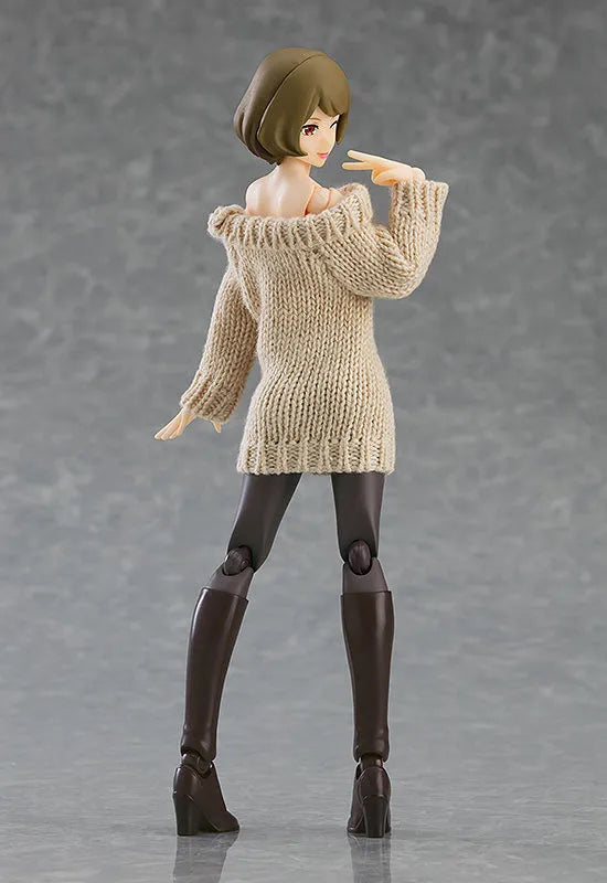 Original Character - Figma #574 - figma Styles - Chiaki - Off-the-Shoulder Sweater Dress (Max Factory)ㅤ – Max Factory – ActionFigureBrasil