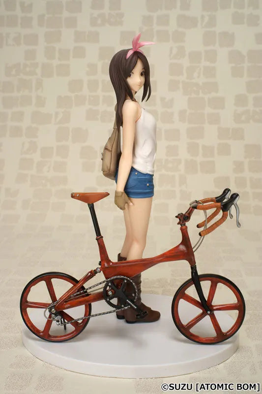 Original Character - Girl with Bicycle - 1/7 - AtomicBom Cycle vol.02 (Kaitendoh)ㅤ – Kaitendoh – ActionFigureBrasil