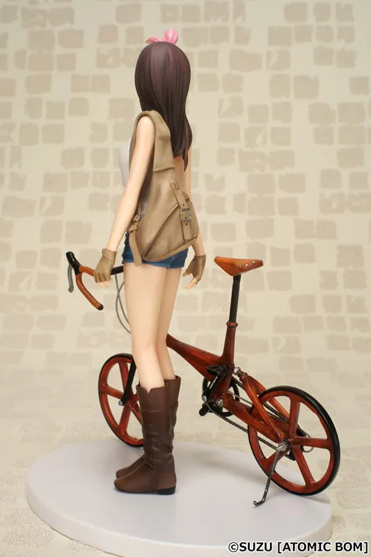 Original Character - Girl with Bicycle - 1/7 - AtomicBom Cycle vol.02 (Kaitendoh)ㅤ – Kaitendoh – ActionFigureBrasil