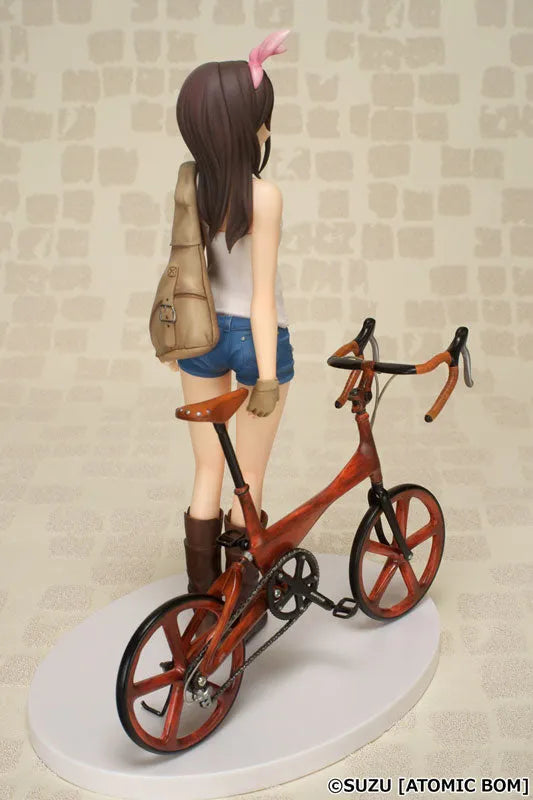 Original Character - Girl with Bicycle - 1/7 - AtomicBom Cycle vol.02 (Kaitendoh)ㅤ – Kaitendoh – ActionFigureBrasil
