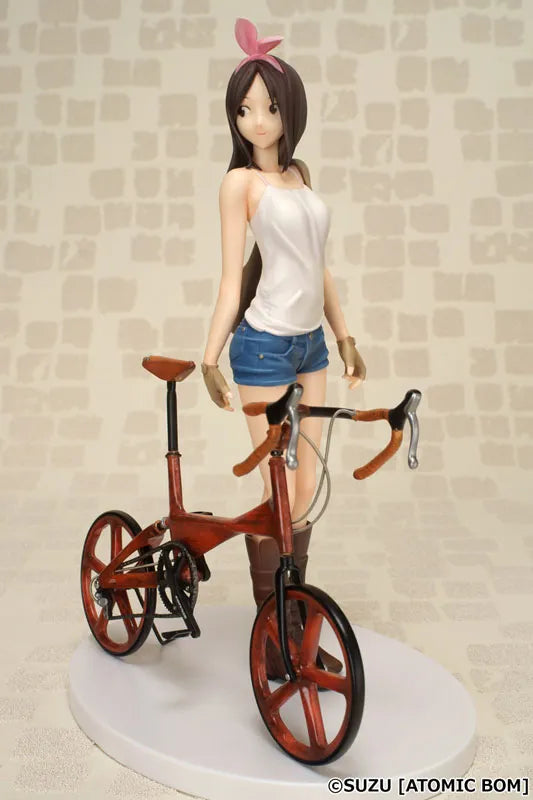 Original Character - Girl with Bicycle - 1/7 - AtomicBom Cycle vol.02 (Kaitendoh)ㅤ – Kaitendoh – ActionFigureBrasil