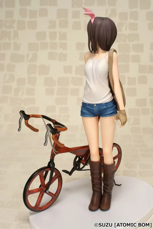 Original Character - Girl with Bicycle - 1/7 - AtomicBom Cycle vol.02 (Kaitendoh)ㅤ – Kaitendoh – ActionFigureBrasil