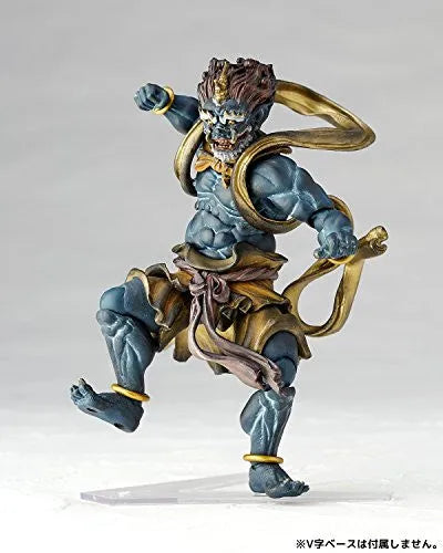Original Character - KT Project KT-016 - Revoltech - Fuujin - Blue (Kaiyodo)ㅤ – Kaiyodo – ActionFigureBrasil
