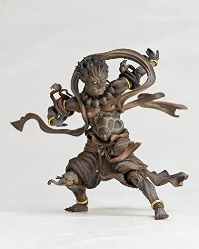 Original Character - KT Project KT-016 - Revoltech - Jinja Taishou - Wood ver. (Kaiyodo)ㅤ – Kaiyodo – ActionFigureBrasil