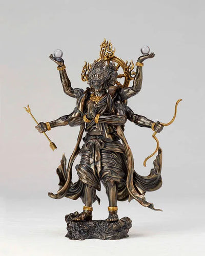 Original Character - KT Project KT-024 - Revoltech - Ashura - Blackening Copper Ver. (Kaiyodo)ㅤ – Kaiyodo – ActionFigureBrasil