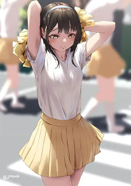 Original - Cheerleader Misaki - 1/6 - with Bonus (Hobby Sakura)ㅤ – Hobby Sakura – ActionFigureBrasil