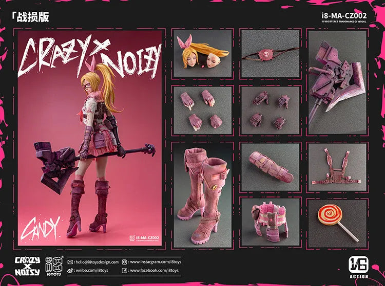 Original - Crazy x Noisy - Candy - Battle Damage Ver. - 1/6 (i8toys)ㅤ – i8TOYS – ActionFigureBrasil