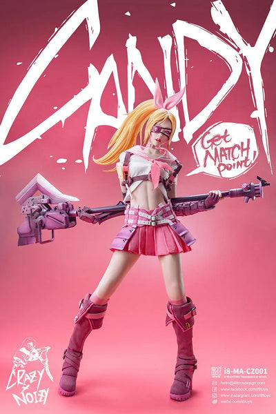 Original - Crazy x Noisy - Candy - Standard Ver. - 1/6 (i8toys)ㅤ – i8TOYS – ActionFigureBrasil — embalagem