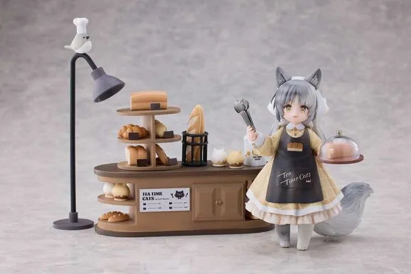 Original - DLC Series - Tea Time Cats - Clerk Cat - Meow Town 