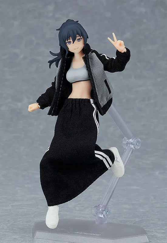 Original - Figma #601 - figma Styles - Makoto - with Tracksuit + Tracksuit Skirt Outfit (Max Factory)ㅤ – Max Factory – ActionFigureBrasil