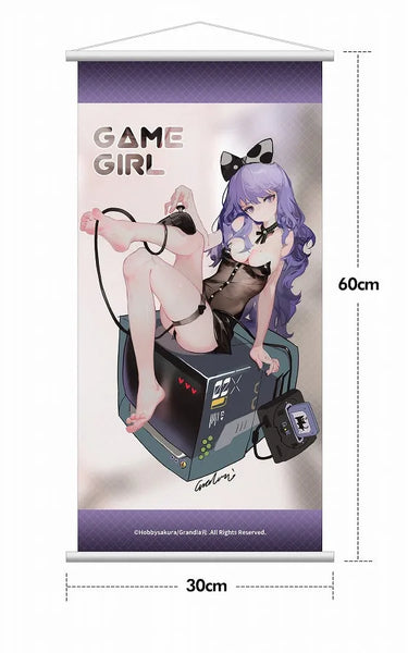 Original - Game Girl - 1/6 - Deluxe Edition with Tapestry (Hobby Sakura)ㅤ – Hobby Sakura – ActionFigureBrasil — com base expositora