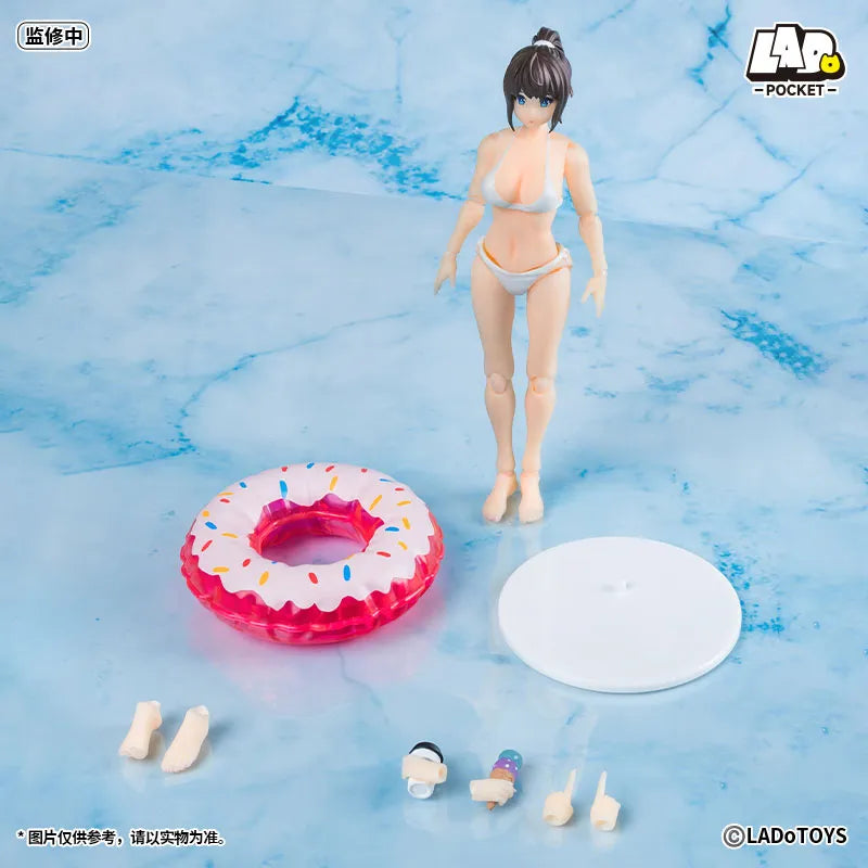 Original - LADo TOYS POCKET GIRL - PG-01 - Swimsuit Girl (LADo TOYS)ㅤ – LADo TOYS – ActionFigureBrasil
