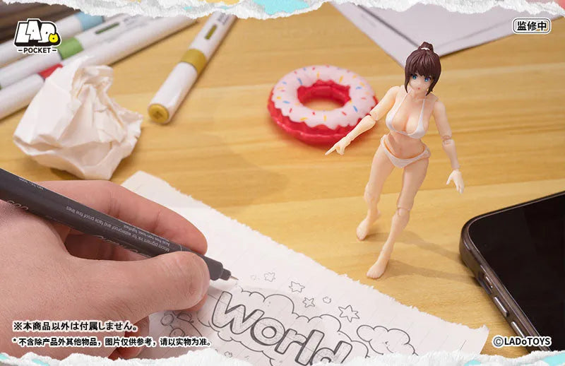 Original - LADo TOYS POCKET GIRL - PG-01 - Swimsuit Girl (LADo TOYS)ㅤ – LADo TOYS – ActionFigureBrasil