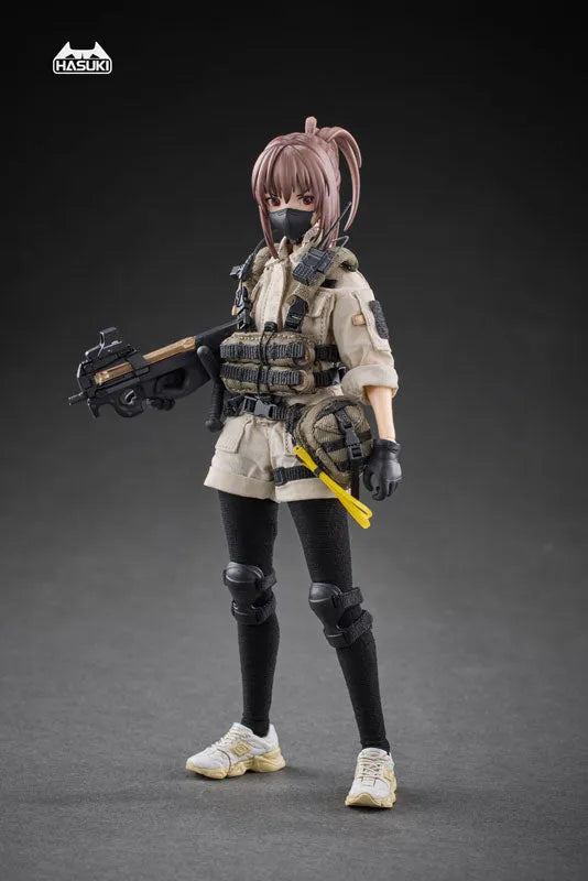 Original - pocket art Series (PA006) - Security Hiyo Reizei - 1/12 (Hasuki)ㅤ – HASUKI – ActionFigureBrasil