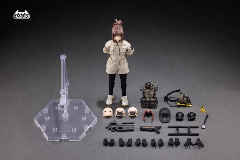 Original - pocket art Series (PA006) - Security Hiyo Reizei - 1/12 (Hasuki)ㅤ – HASUKI – ActionFigureBrasil