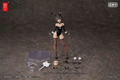 Original - RA-03 Panzer Bunny Anneliese - 1/12 (Snail Shell)ㅤ – Snail Shell – ActionFigureBrasil — com base expositora
