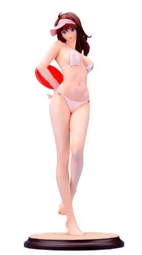 Original Yasumi-chan Series - Holiday - 1/5 - Swimsuit ver. White ver. ~on the Beach~ refined ver. (Kurushima)ㅤ – Kurushima – ActionFigureBrasil