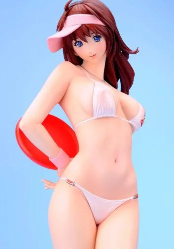 Original Yasumi-chan Series - Holiday - 1/5 - Swimsuit ver. White ver. ~on the Beach~ refined ver. (Kurushima)ㅤ – Kurushima – ActionFigureBrasil