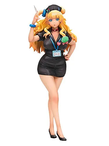Oshiete! Galko-chan - Galko-chan - Black Nurse styleㅤ – Aquamarine – ActionFigureBrasil