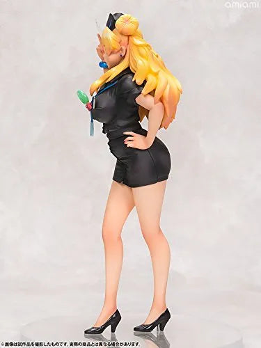 Oshiete! Galko-chan - Galko-chan - Black Nurse styleㅤ – Aquamarine – ActionFigureBrasil