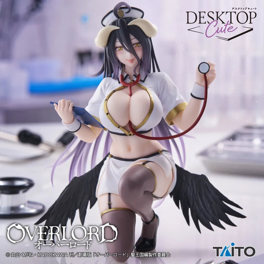 Overlord - Albedo - Desktop Cute - Nurse ver. (Taito)ㅤ – Taito – ActionFigureBrasil