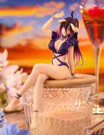Overlord - Albedo - Noodle Stopper Figure - Mizugi, Dark Purple ver. (FuRyu)ㅤ – FuRyu – ActionFigureBrasil — ângulo diferente