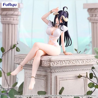 Overlord - Albedo - Noodle Stopper Figure - Mizugi ver. (FuRyu)ㅤ – FuRyu – ActionFigureBrasil — ângulo diferente