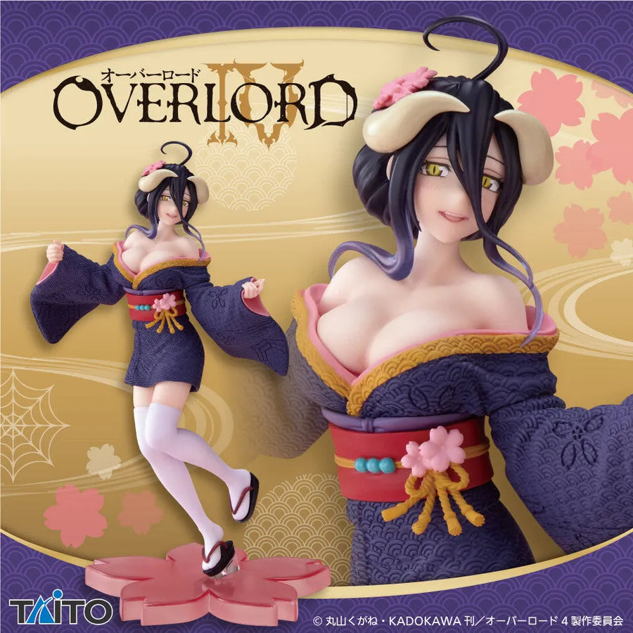 Overlord IV - Albedo - Coreful Figure - Sakura Wasou Ver. (Taito)ㅤ – Taito – ActionFigureBrasil