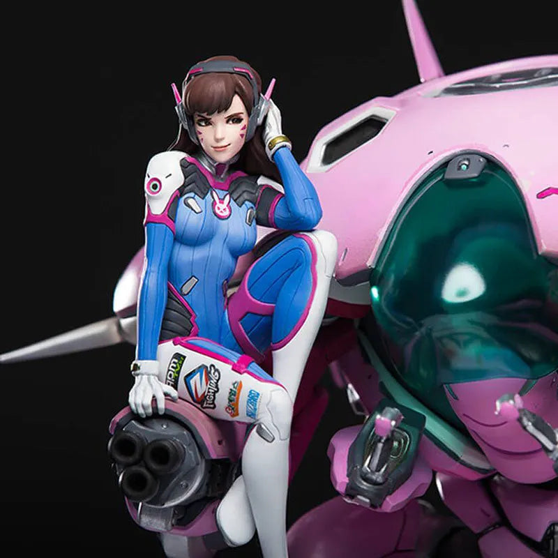 Overwatch - D.Va Hana Song with Mech 20 Inch Statueㅤ – Blizzard Entertainment – ActionFigureBrasil