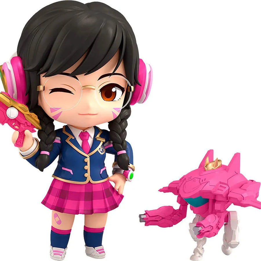 Overwatch - D.Va - Nendoroid #1141 - Academy Skin Edition (Good Smile Company)ㅤ – Good Smile Company – ActionFigureBrasil