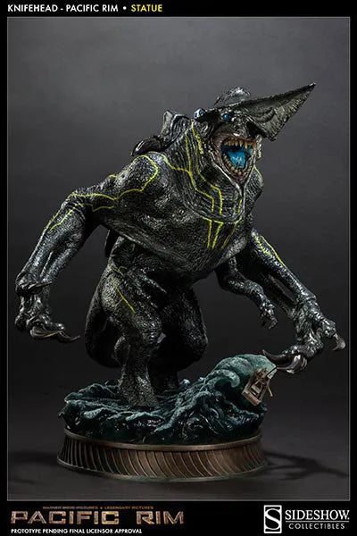 Pacific Rim - Knifehead Kaiju Statueㅤ – Sideshow Collectibles – ActionFigureBrasil — close