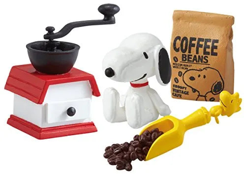 Peanuts - Snoopy - Woodstock - Snoopy Vintage Cafe - 1 - Hamburger Plate (Re-Ment)ㅤ – Re-Ment – ActionFigureBrasil