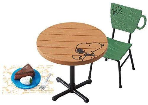 Peanuts - Snoopy - Woodstock - Snoopy Vintage Cafe - 1 - Hamburger Plate (Re-Ment)ㅤ – Re-Ment – ActionFigureBrasil