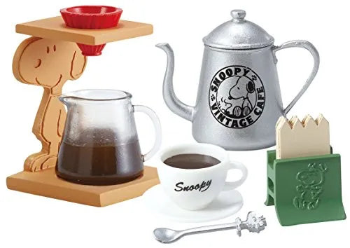 Peanuts - Snoopy - Woodstock - Snoopy Vintage Cafe - 1 - Hamburger Plate (Re-Ment)ㅤ – Re-Ment – ActionFigureBrasil