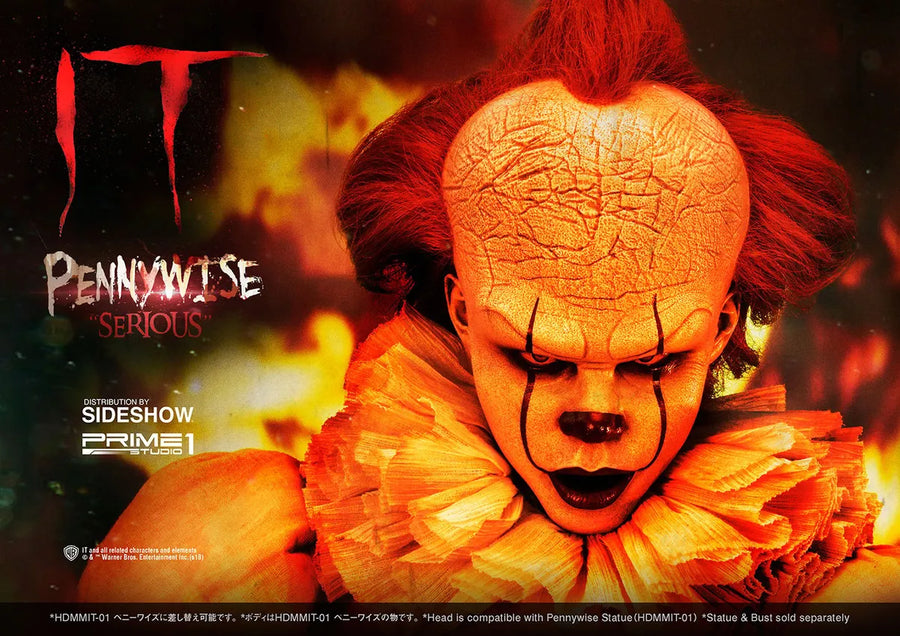 Pennywise (Serious) - LIMITED EDITION: 250 – Prime 1 Studio – ActionFigure Brasil