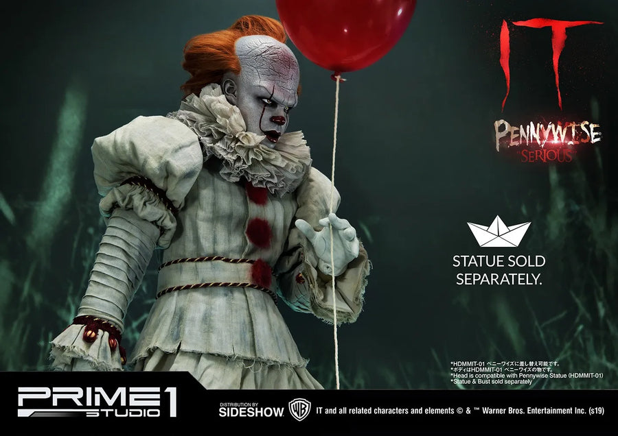 Pennywise (Serious) - LIMITED EDITION: 250 – Prime 1 Studio – ActionFigure Brasil