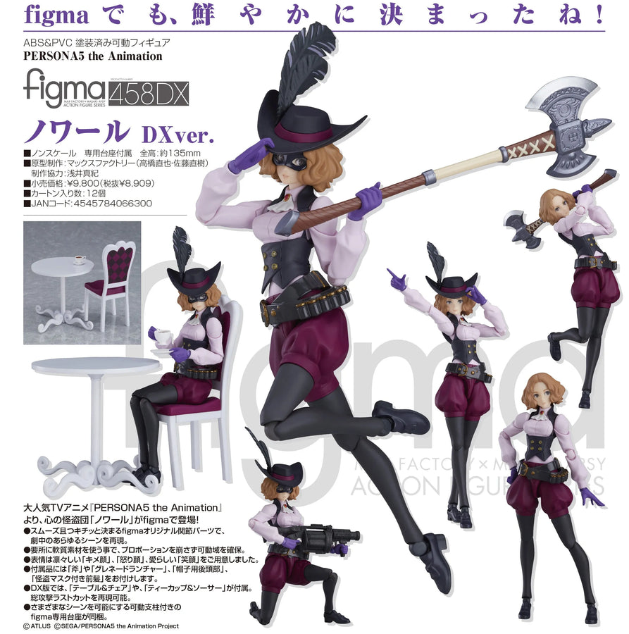 Persona 5: The Animation - Okumura Haru - Figma #458-DX - Noir, DX Ver. (Max Factory)ㅤ – Max Factory – ActionFigureBrasil