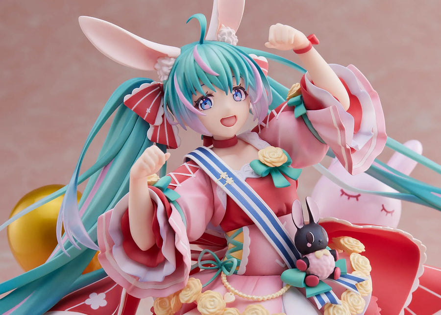 Piapro Characters - Hatsune Miku - 1/7 - Birthday 2021, ~Pretty Rabbit ver.~ (Spiritale, Wing)ㅤ – Spiritale – ActionFigureBrasil