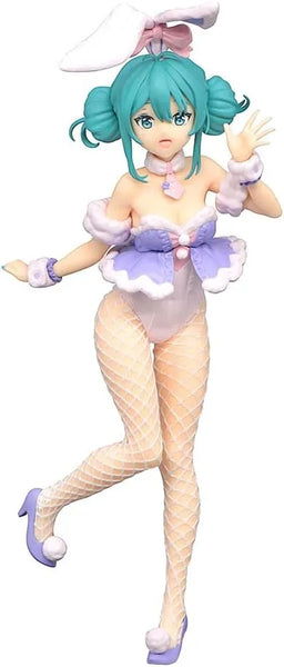 Piapro Characters - Hatsune Miku - BiCute Bunnies - White Bunny Lavender Ver. (FuRyu)ㅤ – FuRyu – ActionFigureBrasil